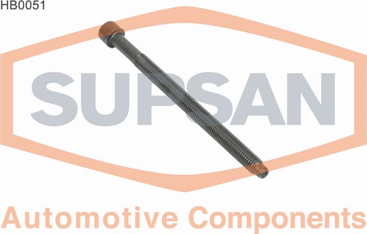 SUPSAN HB0051 - Комплект болтове на капака на клап. (на цилиндровата глава) vvparts.bg