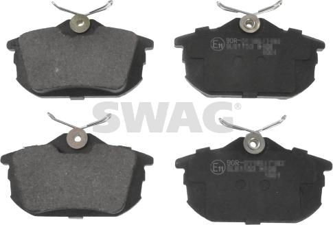 Swag 55 91 6207 - Комплект спирачно феродо, дискови спирачки vvparts.bg