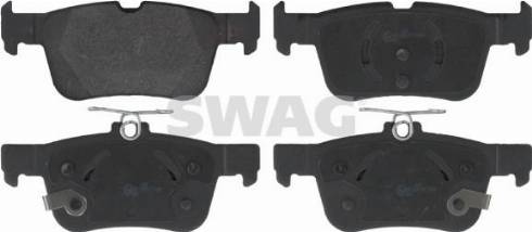 Swag 50 91 6943 - Комплект спирачно феродо, дискови спирачки vvparts.bg