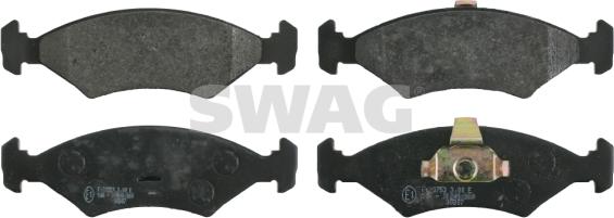 Swag 50 91 6040 - Комплект спирачно феродо, дискови спирачки vvparts.bg