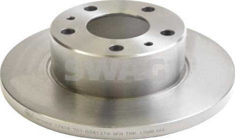 Swag 53 91 7416 - Спирачен диск vvparts.bg