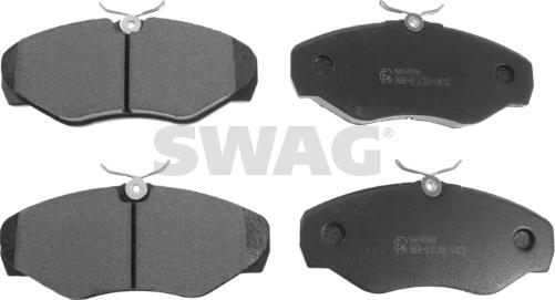 Swag 60 91 6473 - Комплект спирачно феродо, дискови спирачки vvparts.bg
