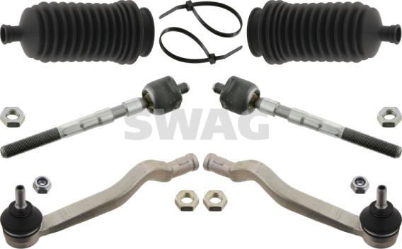 Swag 60 93 4332 - Ремонтен комплект, аксиален шарнир на напречна кормилна щанг vvparts.bg