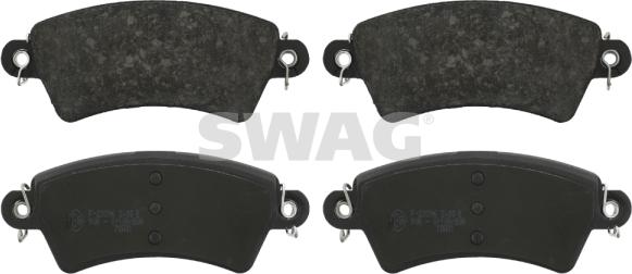 Swag 62 91 6364 - Комплект спирачно феродо, дискови спирачки vvparts.bg
