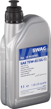 Swag 10 94 8785 - Трансмисионно масло за ръчна трансмисия vvparts.bg