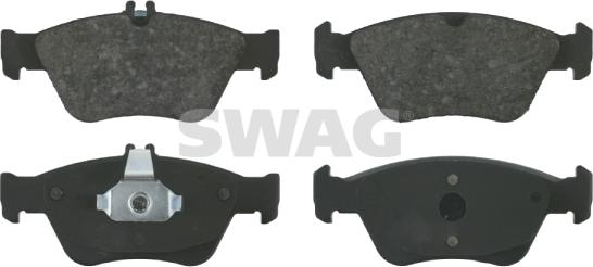 Swag 10 91 6027 - Комплект спирачно феродо, дискови спирачки vvparts.bg