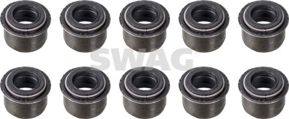 Swag 10 34 0021 - Комплект гумички, стъбло на клапана vvparts.bg