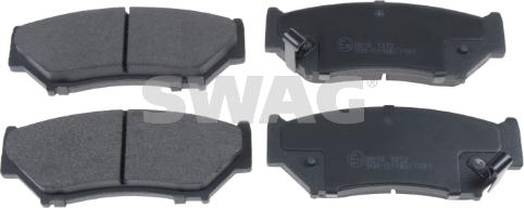 Swag 84 91 6657 - Комплект спирачно феродо, дискови спирачки vvparts.bg