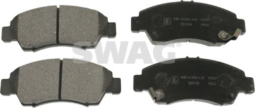 Swag 85 91 6303 - Комплект спирачно феродо, дискови спирачки vvparts.bg