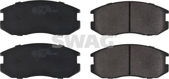 Swag 80 91 6325 - Комплект спирачно феродо, дискови спирачки vvparts.bg