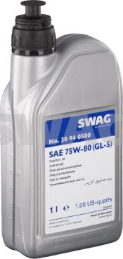 Swag 30 94 0580 - Трансмисионно масло vvparts.bg