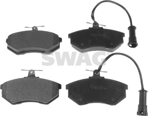 Swag 30 91 6066 - Комплект спирачно феродо, дискови спирачки vvparts.bg
