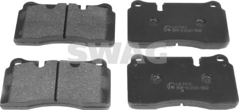Swag 30 91 6734 - Комплект спирачно феродо, дискови спирачки vvparts.bg
