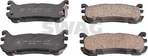 Swag 33 10 5124 - Комплект спирачно феродо, дискови спирачки vvparts.bg