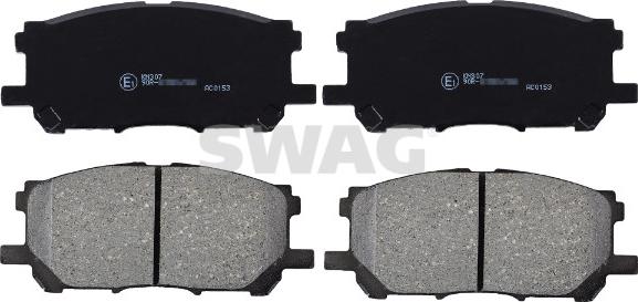 Swag 33 10 5208 - Комплект спирачно феродо, дискови спирачки vvparts.bg