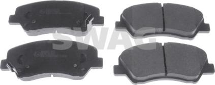 Swag 33 10 7256 - Комплект спирачно феродо, дискови спирачки vvparts.bg