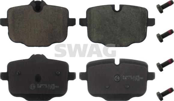 Swag 20 91 6812 - Комплект спирачно феродо, дискови спирачки vvparts.bg