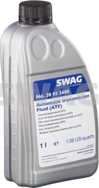 Swag 20 93 2600 - Масло за автоматична предавателна кутия vvparts.bg