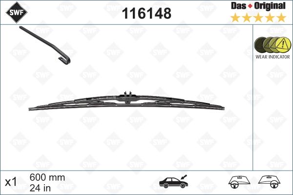 SWF 116148 - Перо на чистачка vvparts.bg