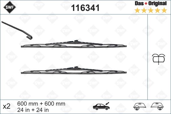 SWF 116341 - Перо на чистачка vvparts.bg