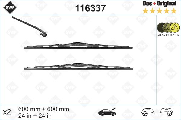 SWF 116337 - Перо на чистачка vvparts.bg