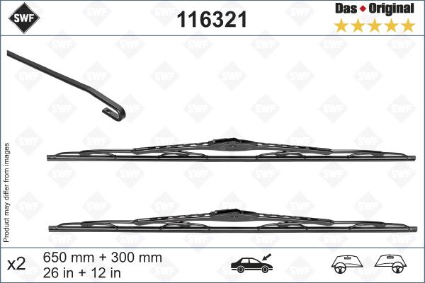 SWF 116321 - Перо на чистачка vvparts.bg