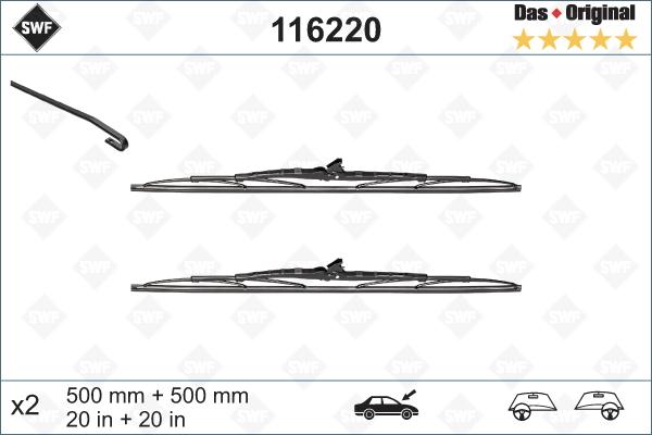 SWF 116220 - Перо на чистачка vvparts.bg