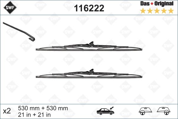 SWF 116222 - Перо на чистачка vvparts.bg