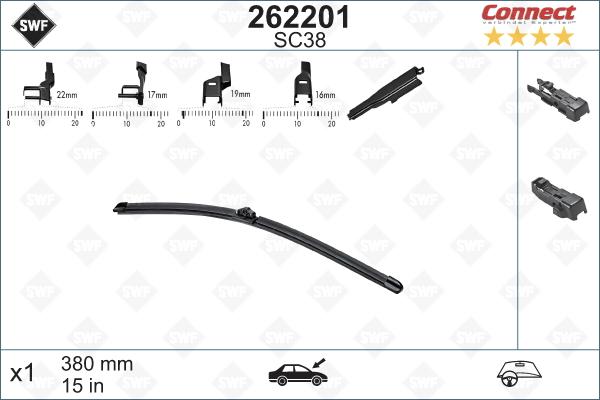 SWF 262201 - Перо на чистачка vvparts.bg