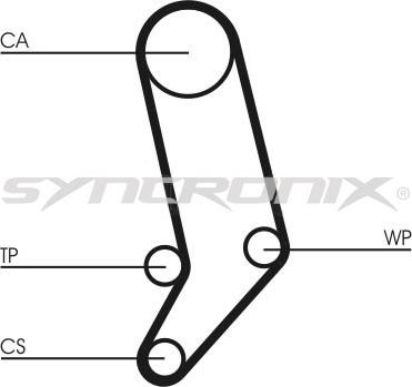 SYNCRONIX SY0939N - Ангренажен ремък vvparts.bg