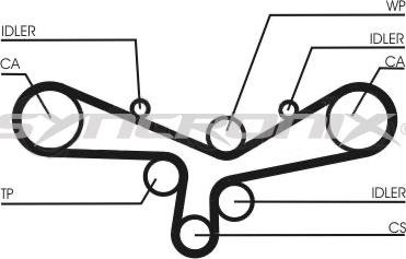 SYNCRONIX SY110920 - Комплект ангренажен ремък vvparts.bg