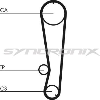 SYNCRONIX SY0569N - Ангренажен ремък vvparts.bg