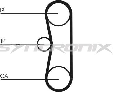 SYNCRONIX SY110662 - Комплект ангренажен ремък vvparts.bg