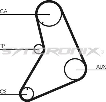 SYNCRONIX SY0685N - Ангренажен ремък vvparts.bg