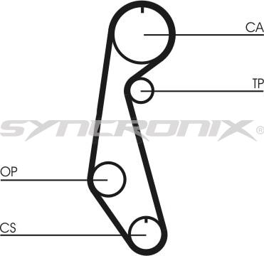 SYNCRONIX SY0679N - Ангренажен ремък vvparts.bg