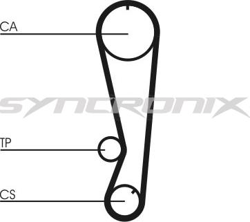 SYNCRONIX SY0850N - Ангренажен ремък vvparts.bg