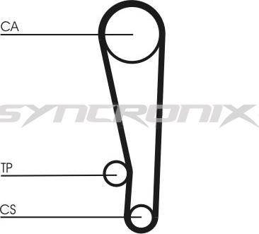 SYNCRONIX SY1101013PE - Водна помпа+ к-кт ангренажен ремък vvparts.bg