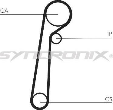 SYNCRONIX SY1156N - Ангренажен ремък vvparts.bg