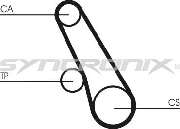 SYNCRONIX SY110991 - Комплект ангренажен ремък vvparts.bg