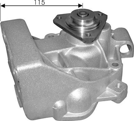 TECDRIVE TPAE0067 - Водна помпа vvparts.bg