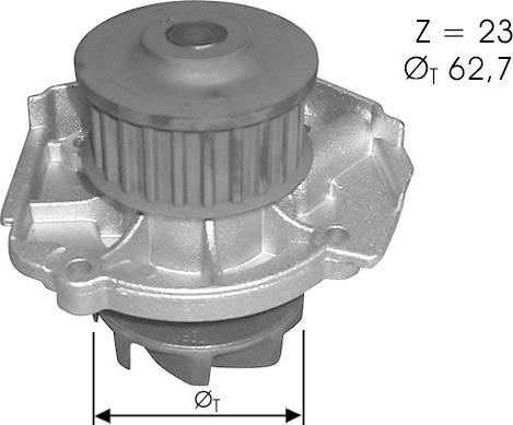 TECDRIVE TPAE0032 - Водна помпа vvparts.bg