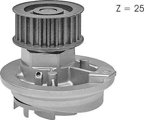 TECDRIVE TPAE0165 - Водна помпа vvparts.bg