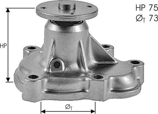 TECDRIVE TPAE0116 - Водна помпа vvparts.bg