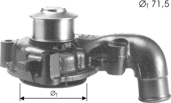 TECDRIVE TPAE0112 - Водна помпа vvparts.bg