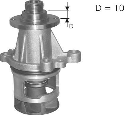 TECDRIVE TPAE0124 - Водна помпа vvparts.bg