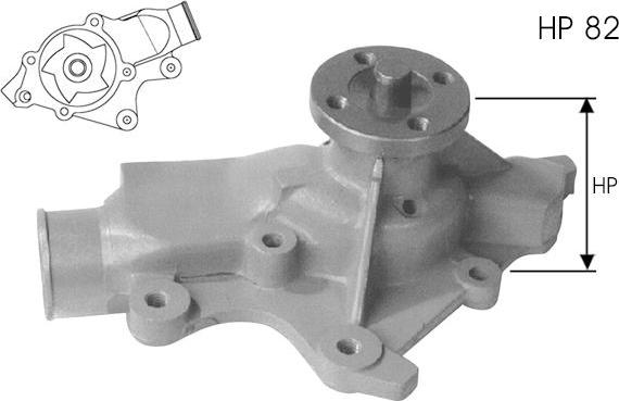 TECDRIVE TPAE0174 - Водна помпа vvparts.bg