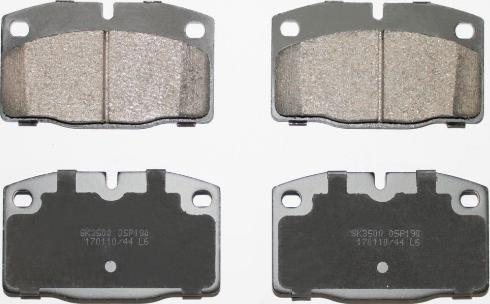 TECDRIVE TPF0199 - Комплект спирачно феродо, дискови спирачки vvparts.bg
