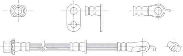 Technika 45385 - Спирачен маркуч vvparts.bg