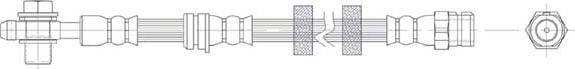 Technika 46435 - Спирачен маркуч vvparts.bg