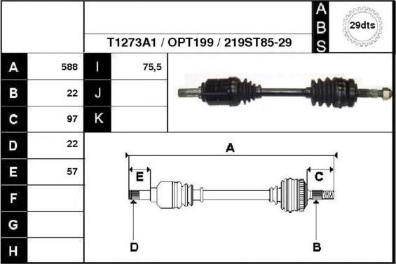 Technika 47219A1 - Полуоска vvparts.bg